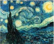 Schilderij: Starry Night van 
Vincent Van Gogh